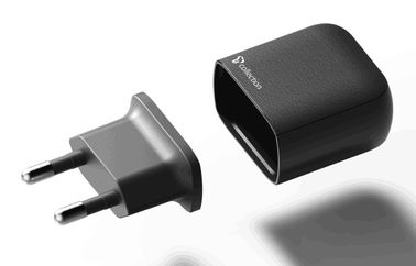주문 EU 한국 시장을 위한 두 배 usb 포트 5V 1A/2.1A/2.4A를 가진 까만 빠른 이동할 수 있는 충전기 online manufacture
