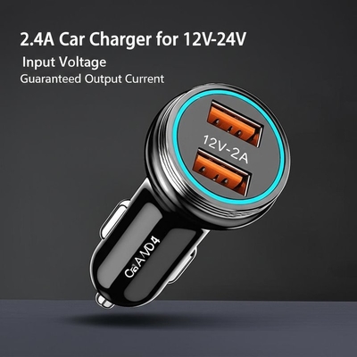 주문 듀얼 USB 차량용 충전기 12V-24V 입력 2.4A 3.0A 출력 online manufacture