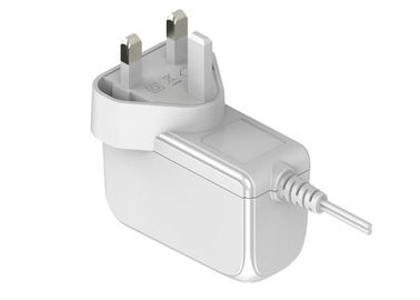 좋은 가격 백색 3 영국 마개 보편적인 교류 전원 접합기, 24w AC DC 전원 공급 온라인으로