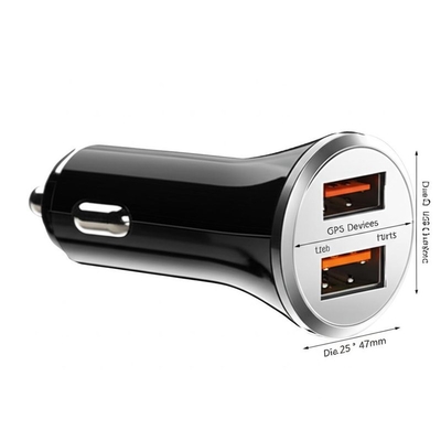 좋은 가격 듀얼 USB 자동차 충전기 2.4A 3.0A 12V-24V 입력 온라인으로